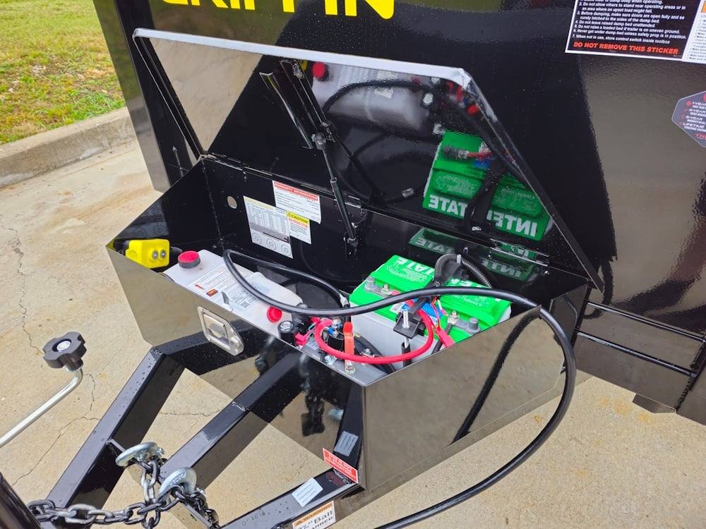 5x8 Hydraulic Dump Trailer 24" Sides 5,200lb Axle with Brake image 10