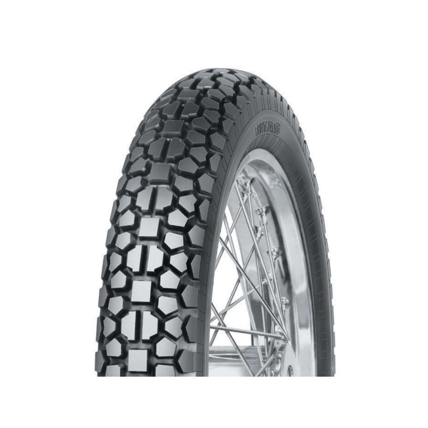 3.50-18 E03 Classic Reinf. Mitas Trails Rear Tyre image 0