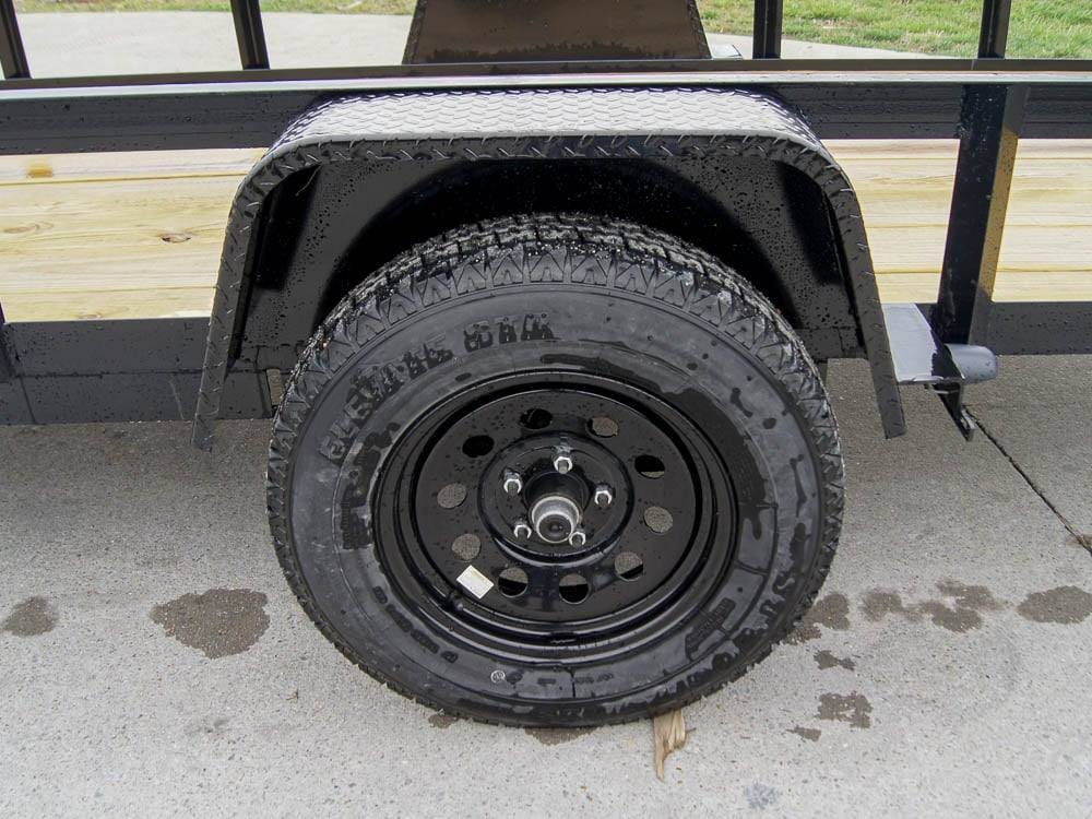 5x14 Straight Deck Utility Trailer Tall Gate 3,500lb Axle image 11