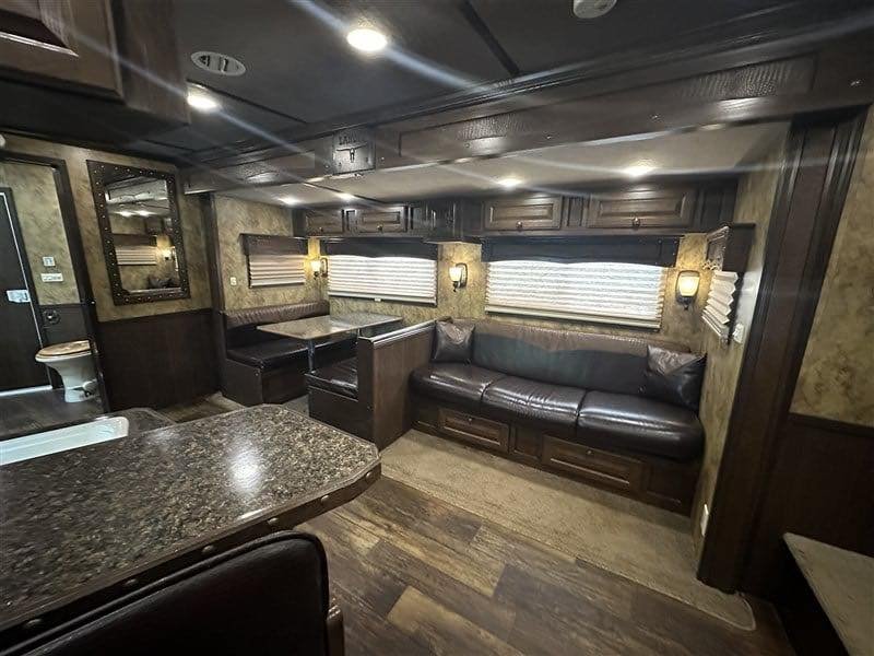 2014 Lakota Bighorn 8416, Generator, Couch, Dinette 17’ Shortwall, 4 Horse Trailer, 12′ Slide. image 26