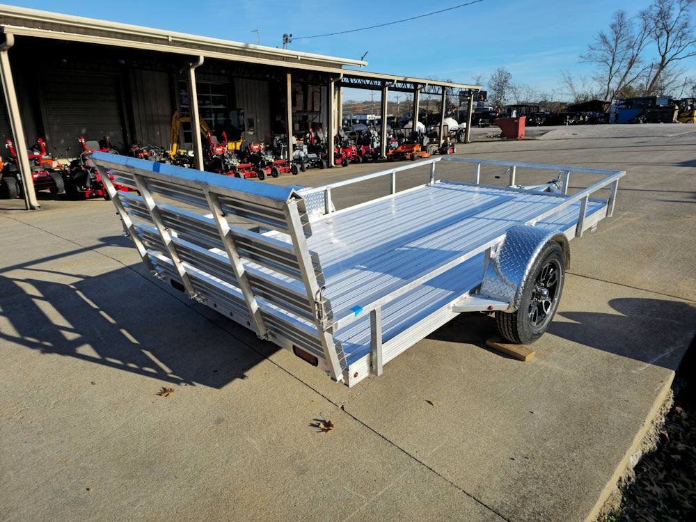 6.4'x12' Aluminum Utility Trailer With Gate Aluminum Wheels 3500 lb Axle image 10