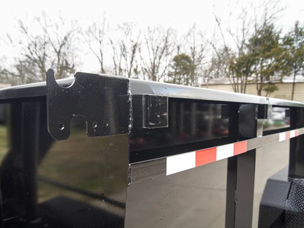 7x16 Gorilla Telescopic Gooseneck IBeam Dump Trailer 3ft Sides (2) 7K Axles image 17