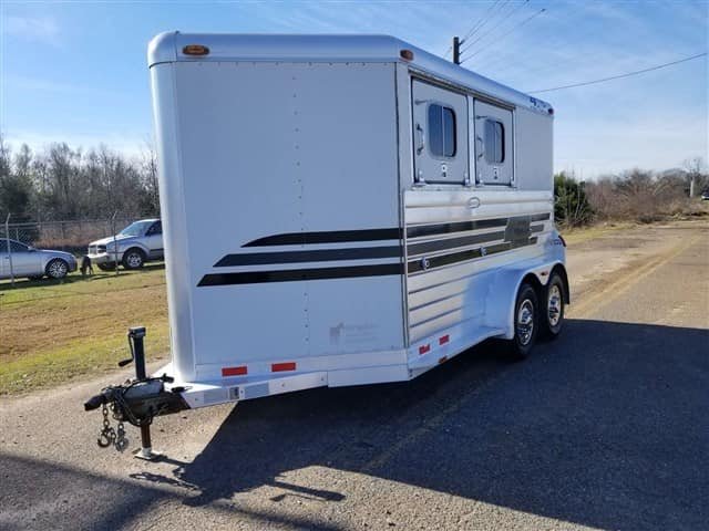 2001 4 Star 2 Horse Bumper Pull Slant Load image 7