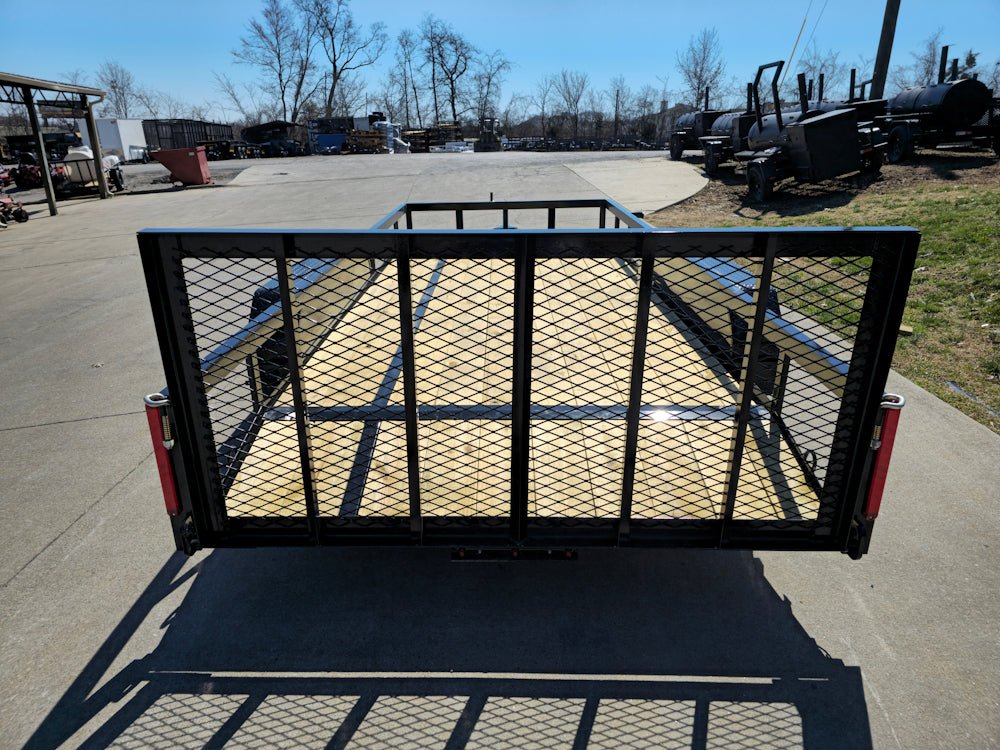 6'4" x 16 Utility Trailer Double Axle Dovetail With Gate Powder Coated (2) 3500lb Axles image 15