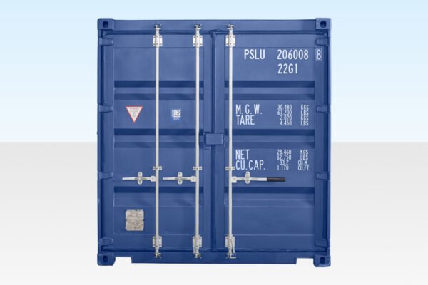 20Ft Shipping Container (One Trip) – Blue image 2