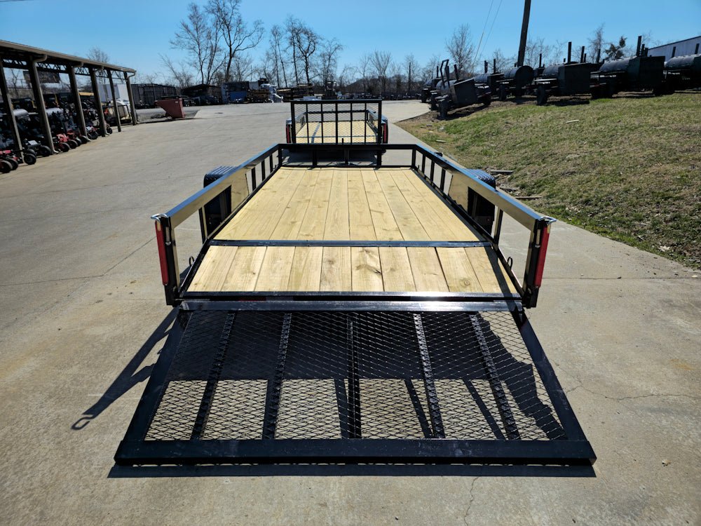 6'4" x 14 Utility Trailer Dovetail With Gate Powder Coated 3,500lb Axle image 14