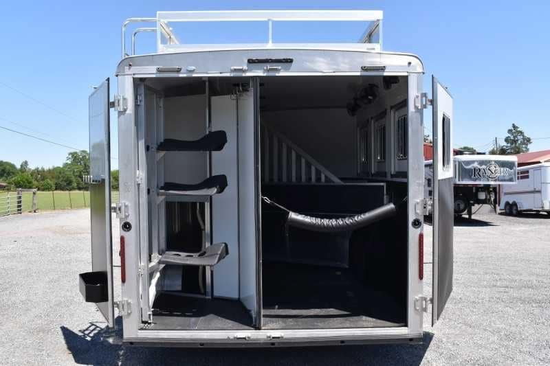 2020 Bison Laredo 3 Horse Trailer with 11′ Short Wall image 25