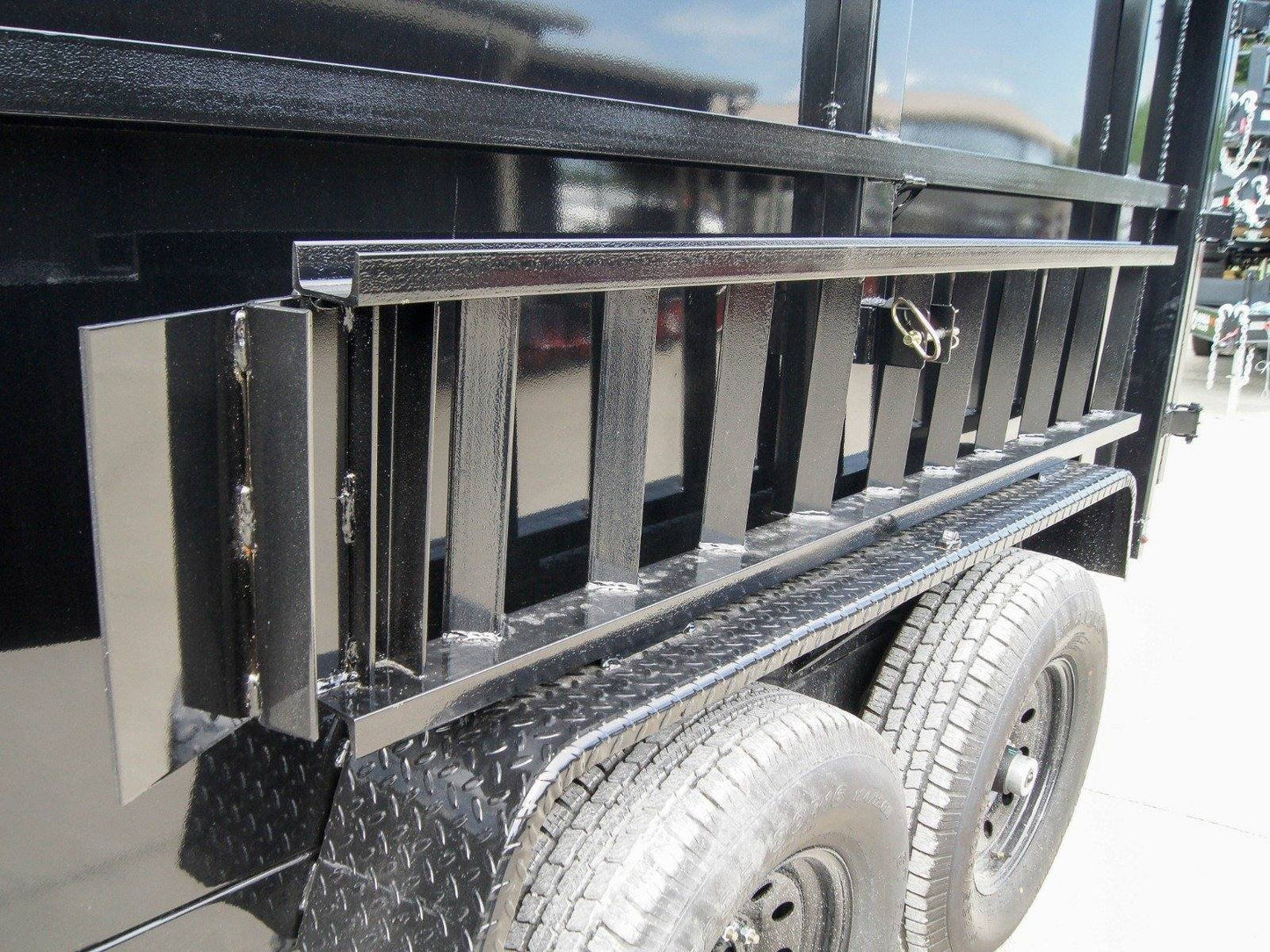 7x12 Gooseneck Hydraulic Dump Trailer with 4ft Side (2) 6K Axles image 17