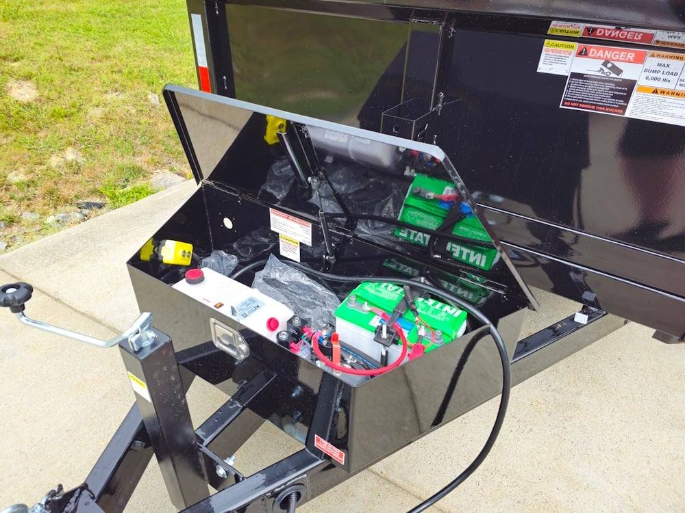 6' X 10' Hydraulic Dump Trailer With Loading Ramps GVWR 9990 image 10