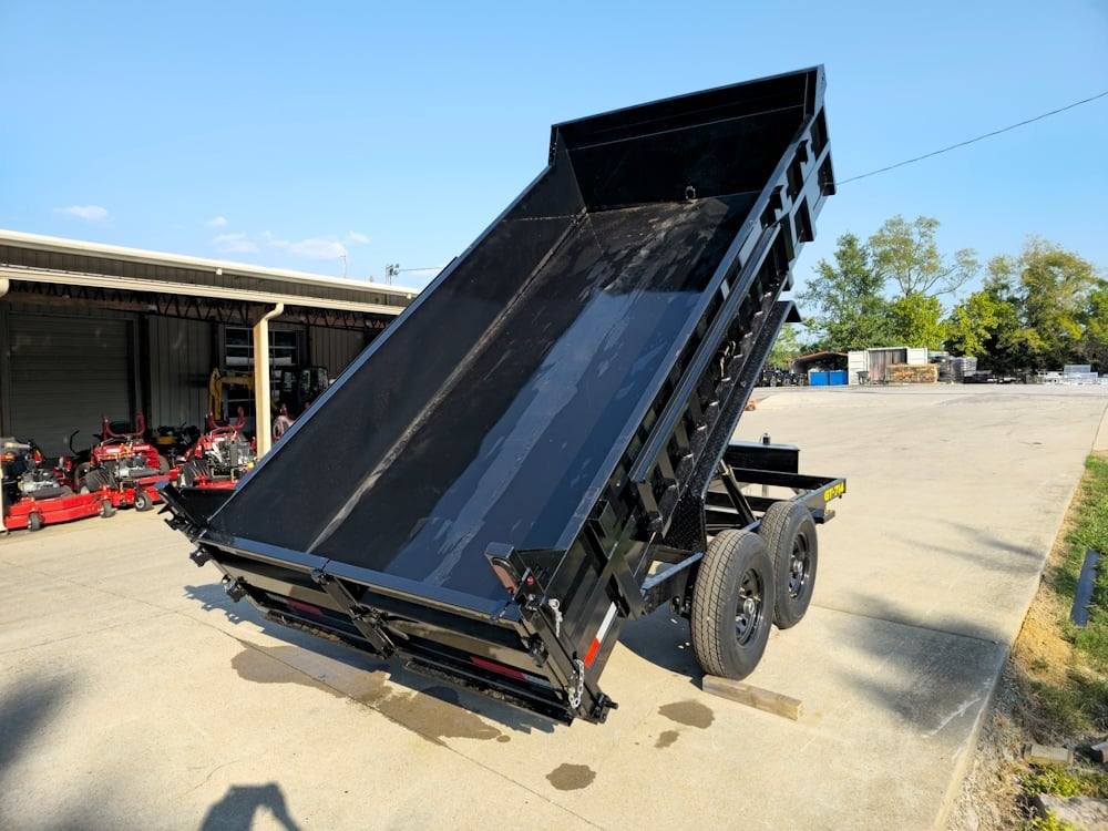 Dump Trailer 7' X 14' Hydraulic 2ft Sides 7,000lb Axles image 19