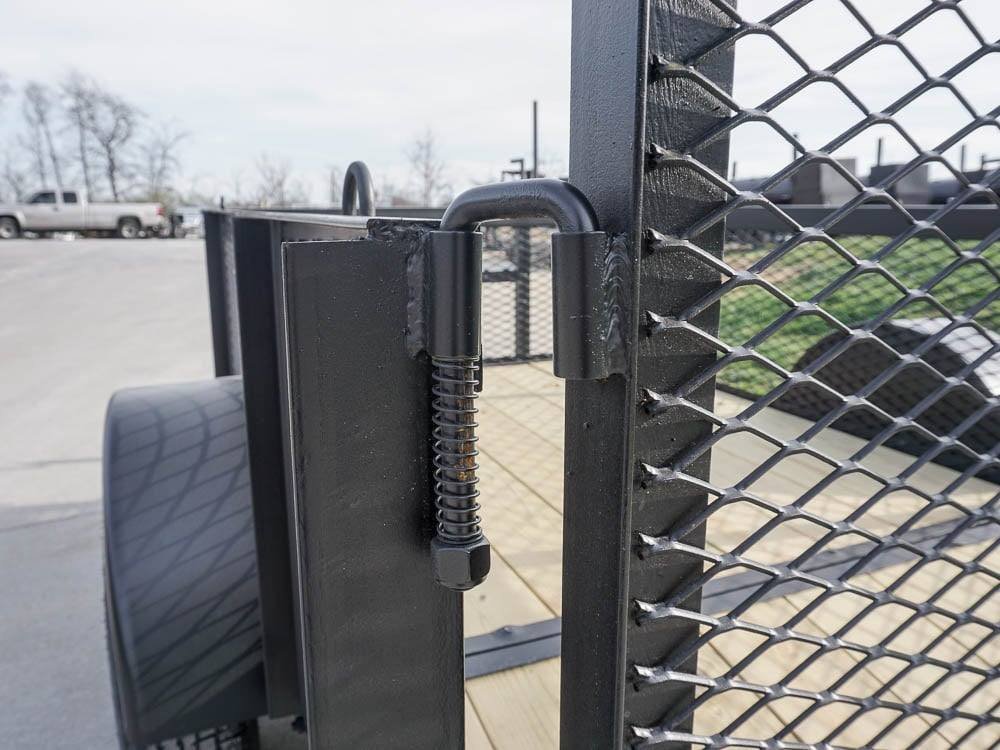 5x8 Powder Coated Dovetail Utility Trailer with 2ft Mesh Sides 3,500lb Axle image 10