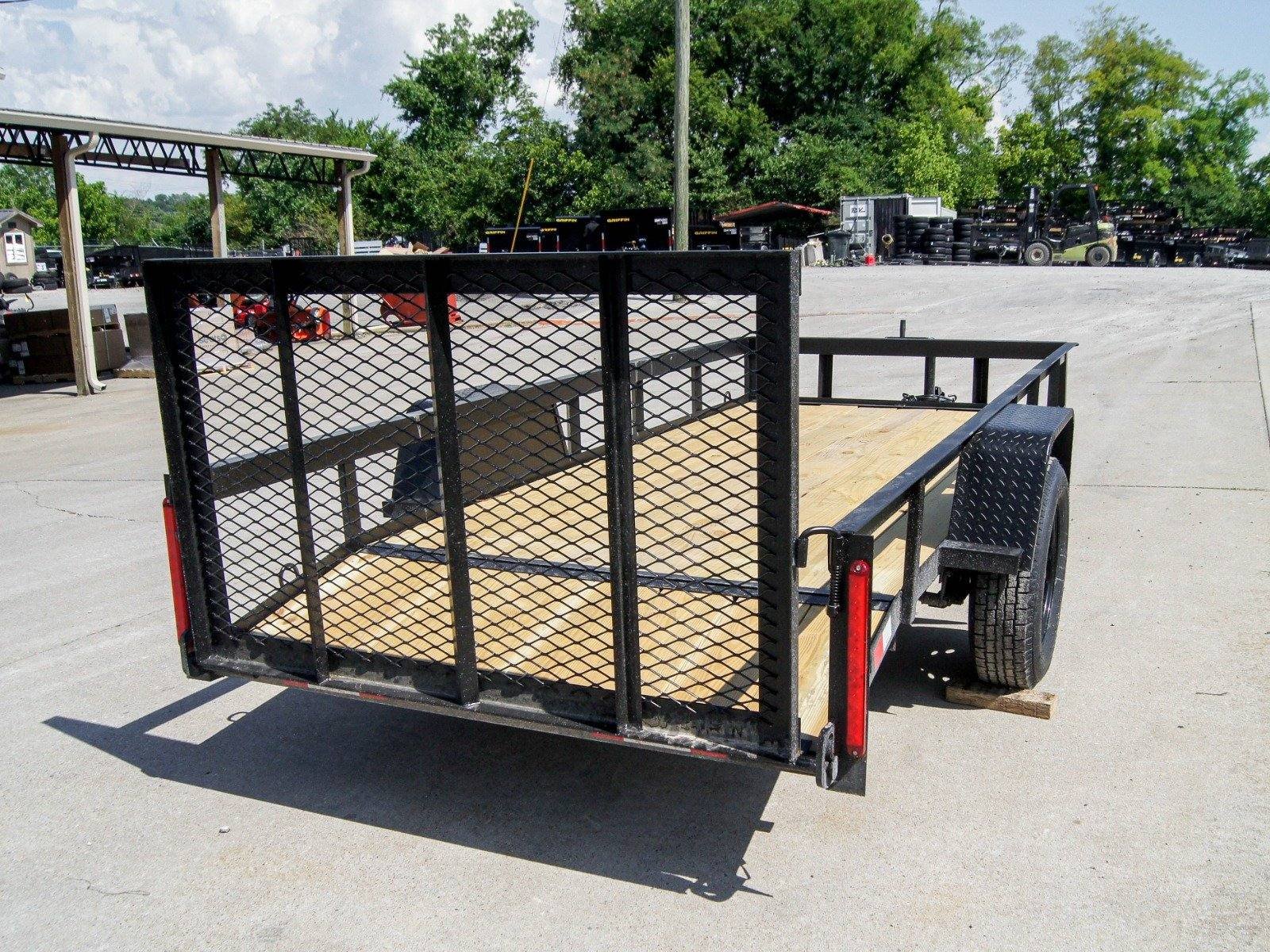 5x12 Powder Coated Dovetail Utility Trailer 3500lb Axle image 5