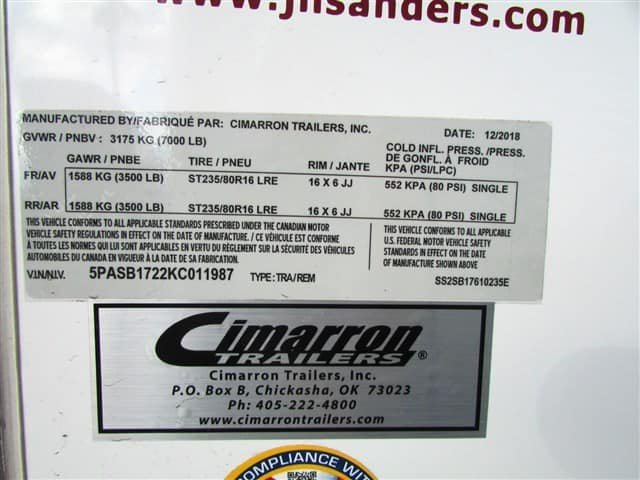 2019 Cimarron Showstar 6 pen image 15