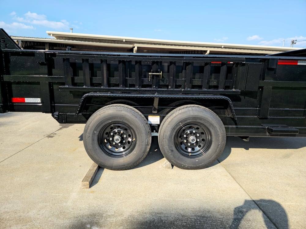 Dump Trailer 7' X 14' Hydraulic 2ft Sides 7,000lb Axles image 7