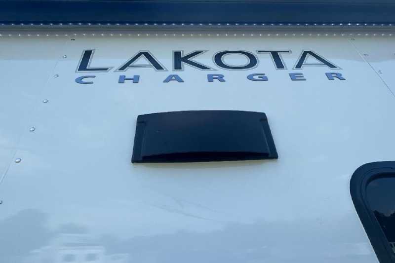 2024 Lakota Charger 8411RKGLQ 4 Horse Trailer with 11′ Short Wall image 3