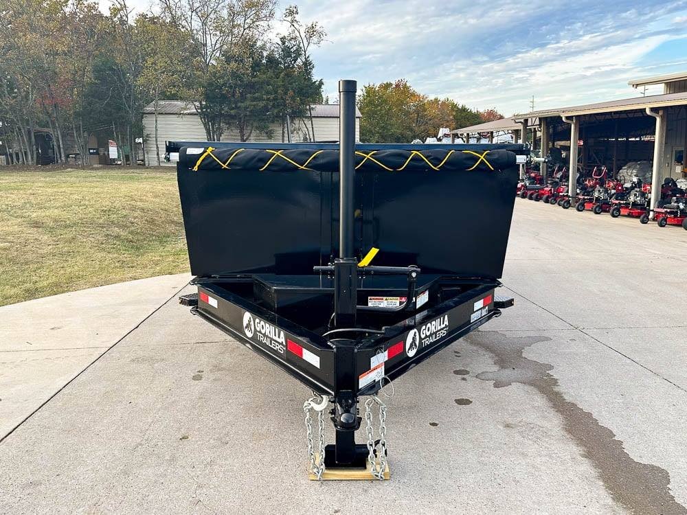 7x16 Gorilla Telescopic IBeam Dump Trailer with 3ft Sides (2) 7K Axles 14k GVWR image 8