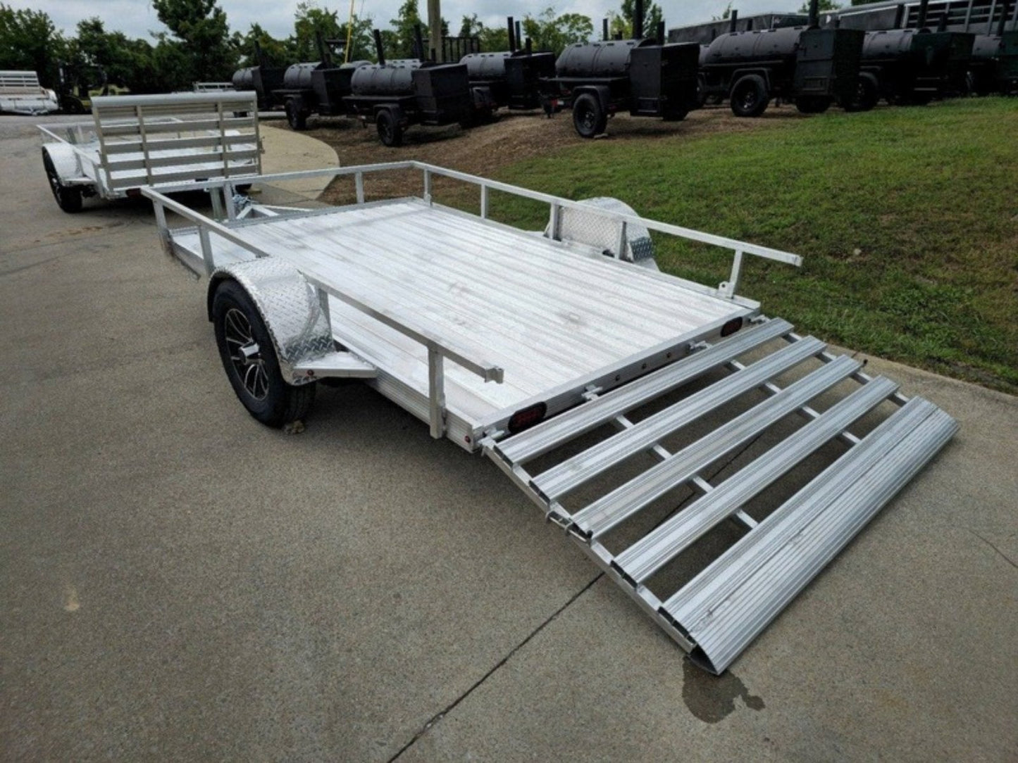 6.4' x 10' All Aluminum Utility Trailer 3500 lb Axle image 15