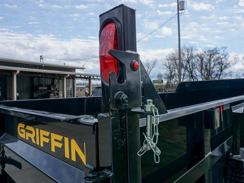 7x16 Telescopic Dump Trailer with 2ft Sides (2) 7K Axles GVWR 14K image 21