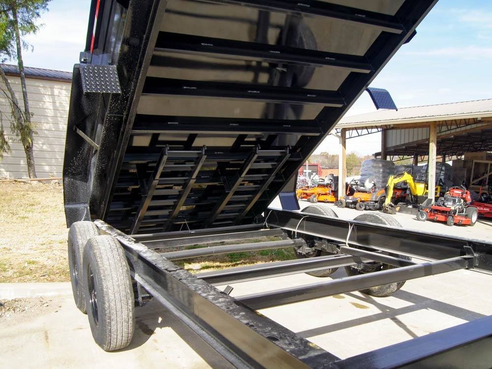 7x14 Gorilla Telescopic IBeam Dump Trailer with 2ft Sides (2) 7K Axles image 12