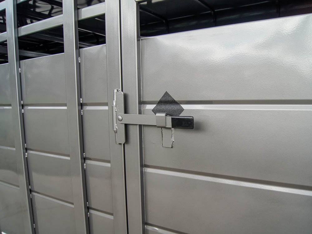 24ft Charcoal Gooseneck Livestock Trailer with Padded Floors (2) 7K Axles image 12