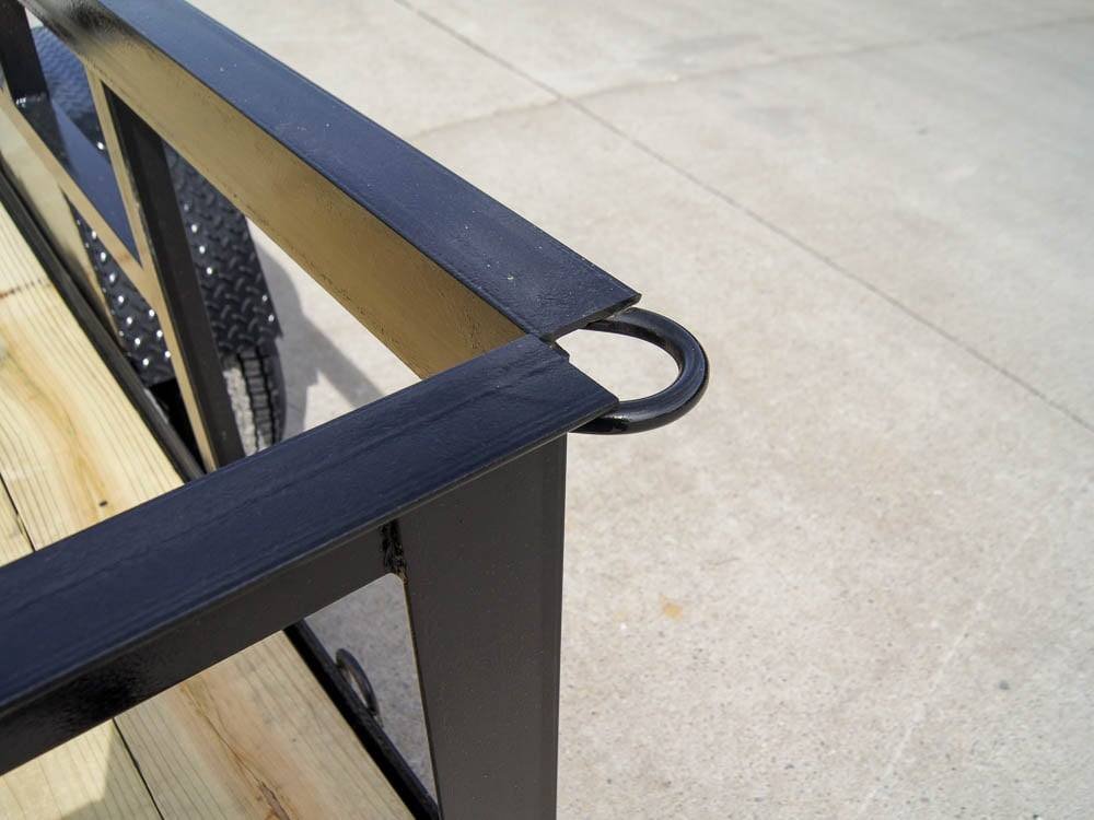 5x8 Straight Deck Utility Trailer with 2ft Side Rails 3500lb Axle image 10