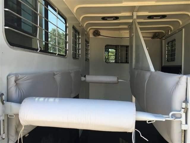 2007 Hawk 2 Horse Bumper Pull Side Ramp image 13