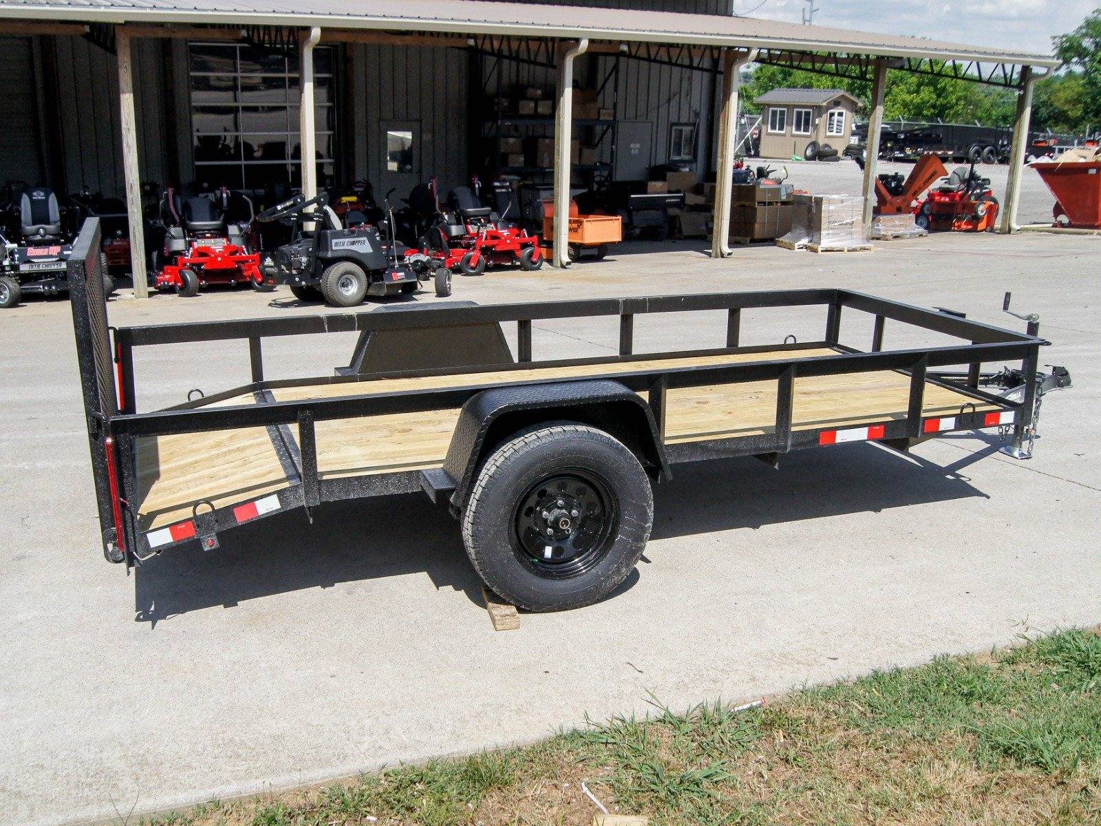 5x12 Powder Coated Dovetail Utility Trailer 3500lb Axle image 6