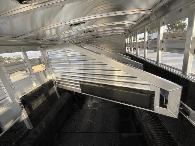 NEW 2024 Elite Trailers 5 Horse Stock Combo BP Horse Trailer image 11