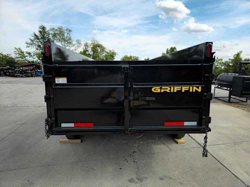 7x14 Hydraulic Dump Trailer with 4ft Sides (2) 7K Axles image 6