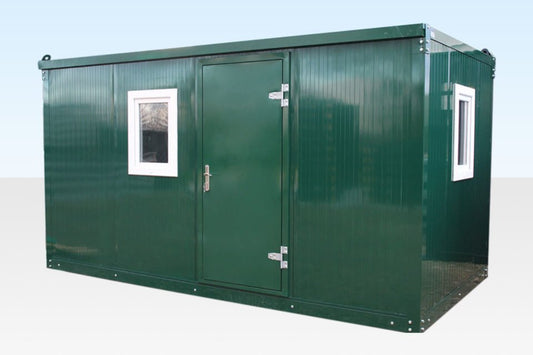4.3m X 2.3m Flat Packed Office Cabin image 0