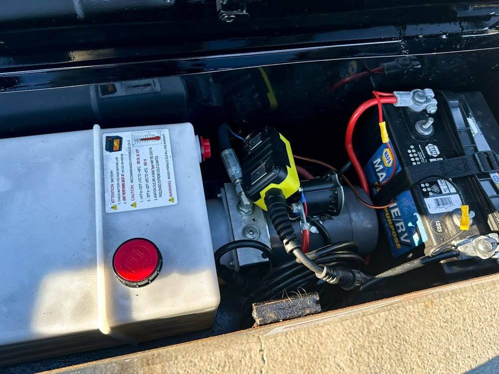 7x14 Gorilla Telescopic Gooseneck IBeam Dump Trailer 3ft Sides (2) 7K Axles image 20