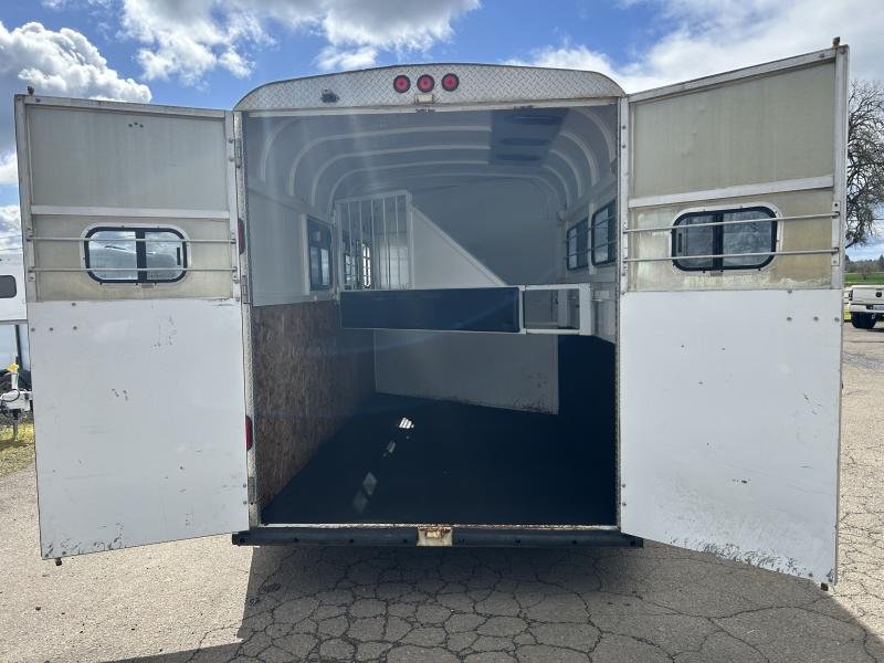2000 Morgan Built 3 Horse Bumper Pull Horse Trailer image 5