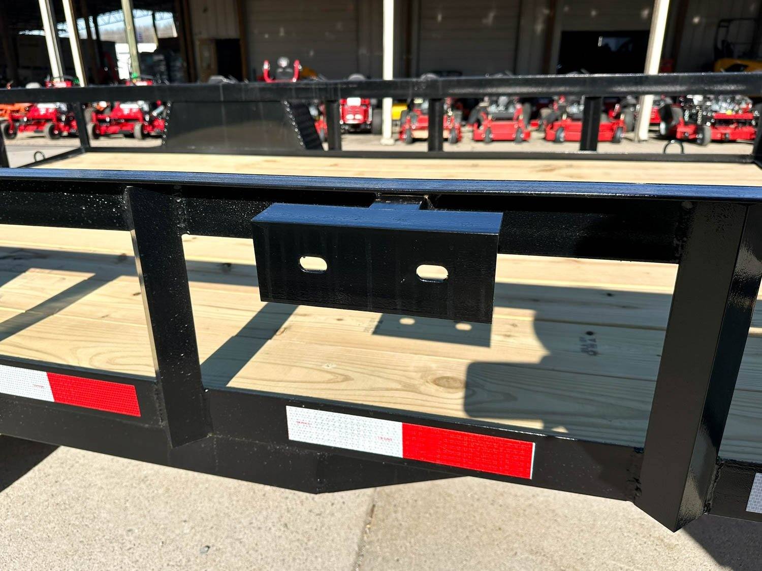 6'4" x 12 Powder Coated Dovetail Utility Trailer 3500lb Axle Powder Coated image 14