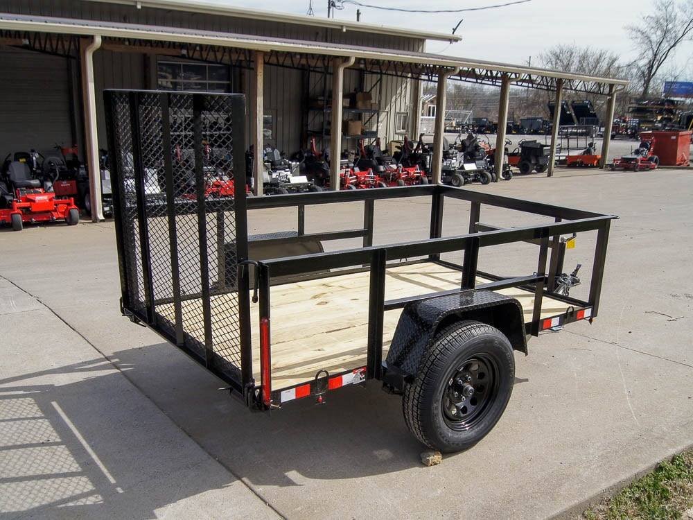5x8 Straight Deck Utility Trailer with 2ft Side Rails 3500lb Axle image 5