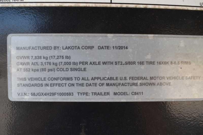 2015 Lakota 8411GLQ 4 Horse Trailer with 11′ Short Wall image 28