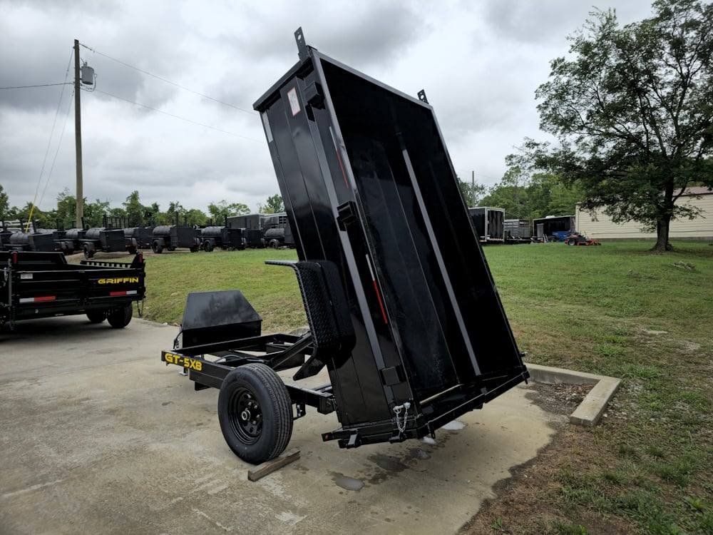 5x8 Hydraulic Dump Trailer 24" Sides 5,200lb Axle with Brake image 13