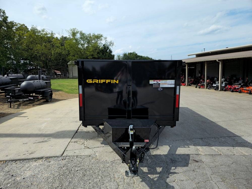 7x14 Hydraulic Dump Trailer with 4ft Sides (2) 7K Axles image 1