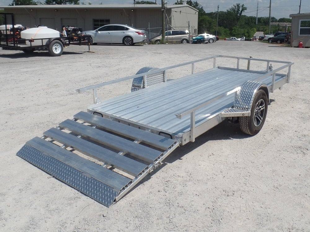5'x12' All Aluminum Utility Trailer Straight 3500 lb Axle image 5