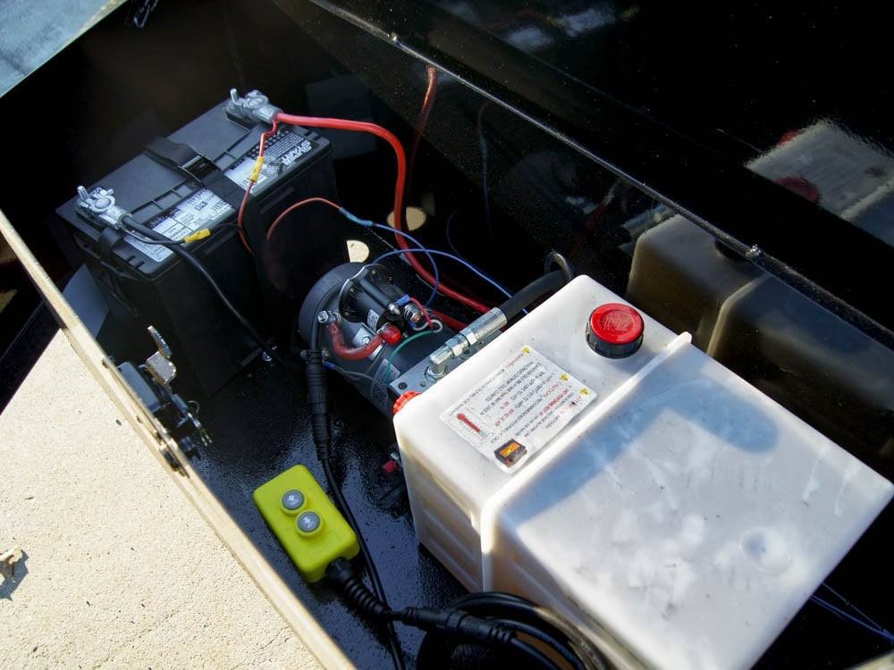 7x16 Gorilla Telescopic IBeam Dump Trailer with 2ft Sides (2) 7K Axles image 10