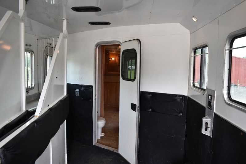 2007 American Spirit 8410GLQ 4 Horse Trailer with 10′ Short Wall image 34