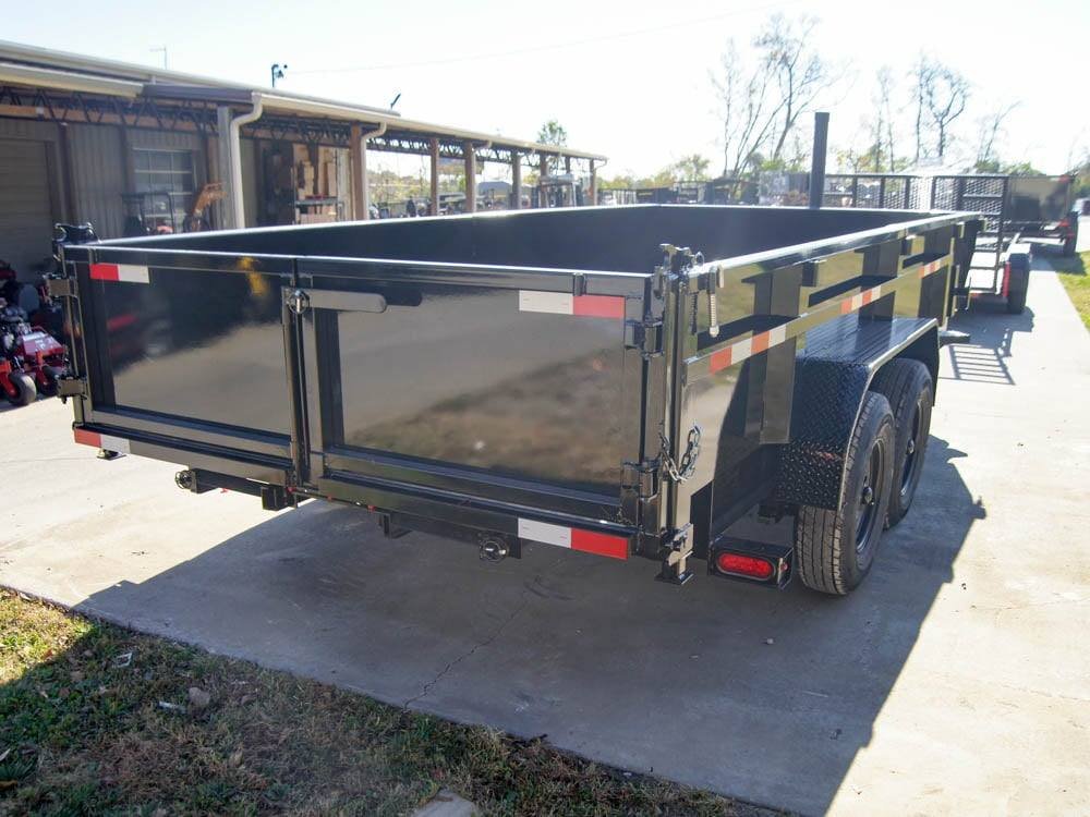 7x16 Gorilla Telescopic IBeam Dump Trailer with 2ft Sides (2) 7K Axles image 16