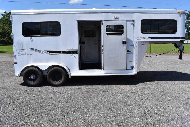 2000 Sundowner 7204GNST 2 Horse Trailer image 22