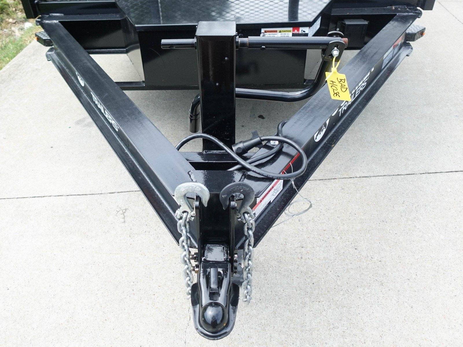 7x20 Hybrid Utility Dump Trailer 2ft Sides with Box (2) 7K Axles image 9