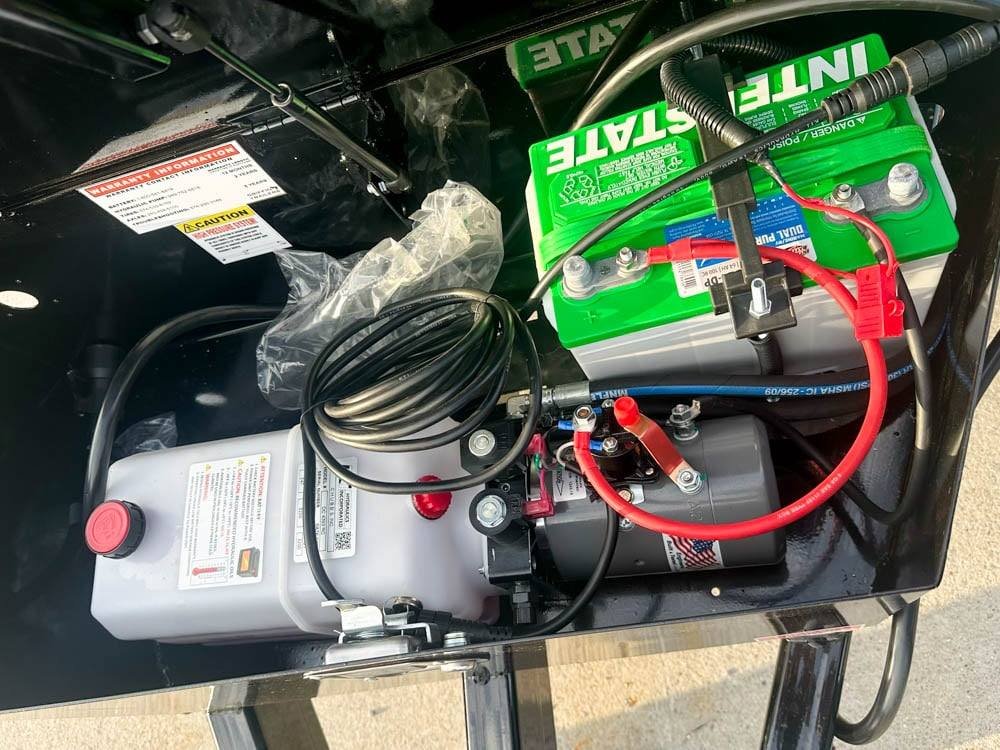 6x12 Hydraulic Dump Trailer with 4ft Sides (2) 5,200lb Axles image 16