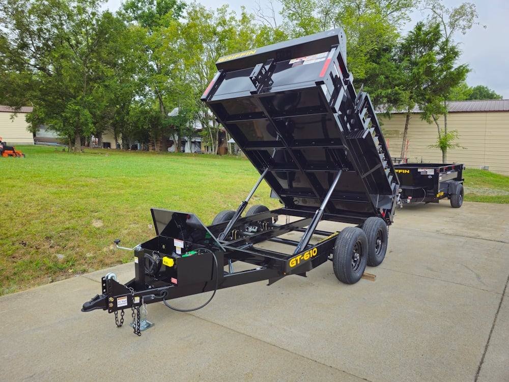 6' X 10' Hydraulic Dump Trailer With Loading Ramps GVWR 9990 image 20