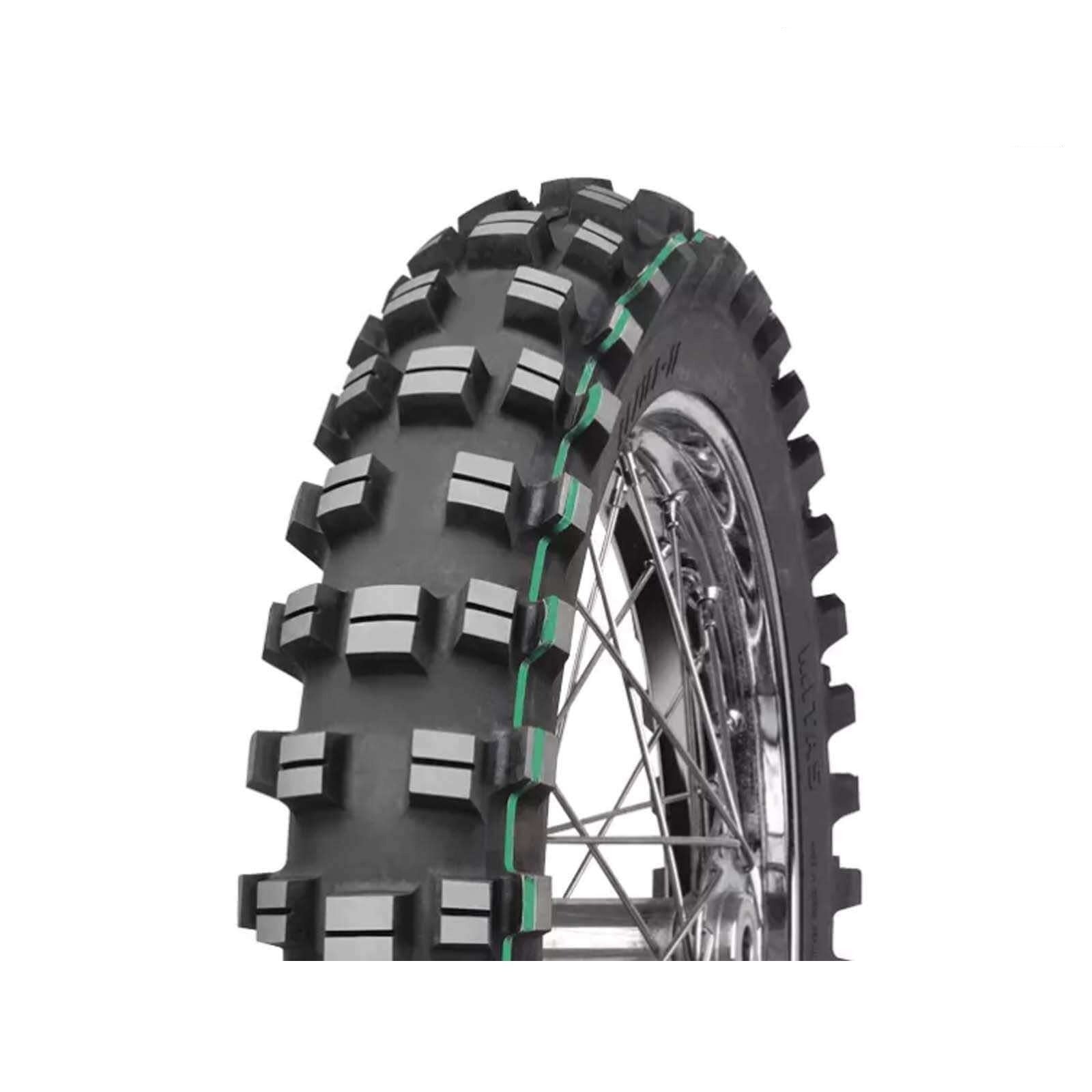 120/90-18 XT754 Super Light Green Mitas Tyre image 0