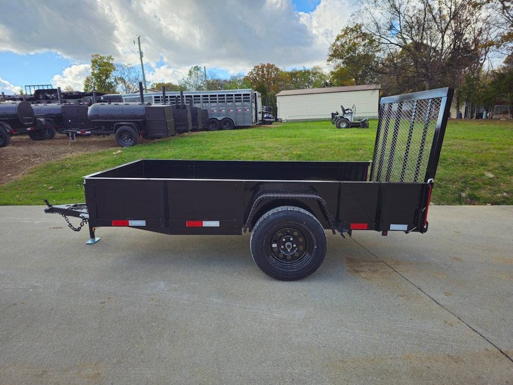 5' X 10' Utility Trailer Straight Deck 18" Sides Tall Gate image 3