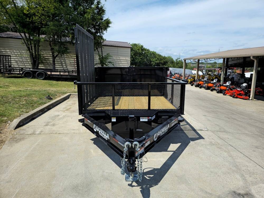 7x16 IBeam Hybrid Hydraulic Dump Trailer with 3ft Sides (2) 6K Axles image 1