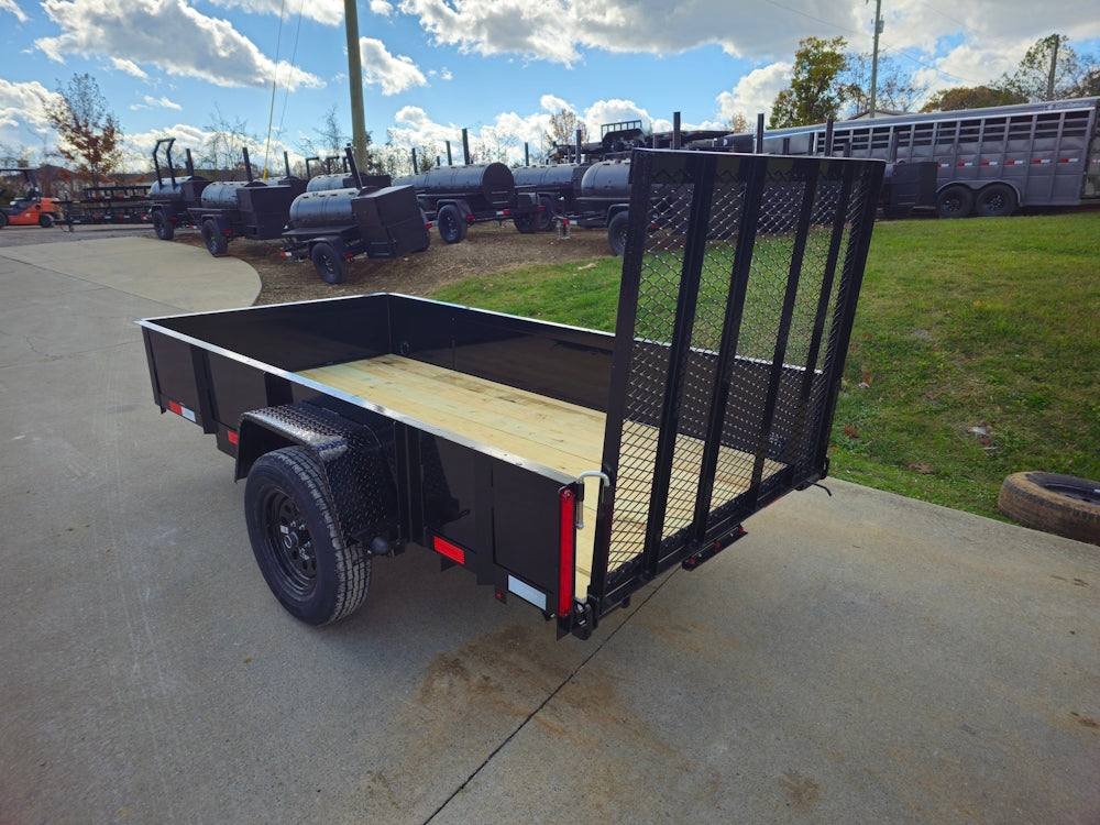 5' X 10' Utility Trailer Straight Deck 18" Sides Tall Gate image 5