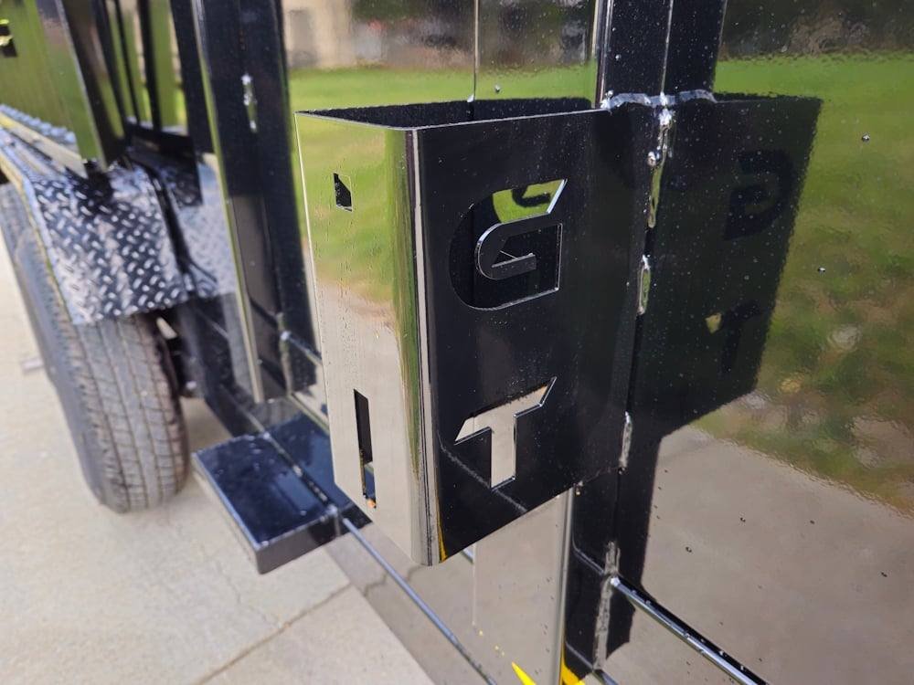 7x14 Telescopic Dump Trailer with 4ft Sides (2) 7K Axles image 11